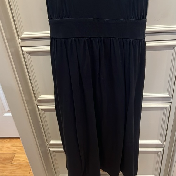 Women’s SZ L OLD NAVY black sleeveless dress with tie in back - Picture 3 of 7